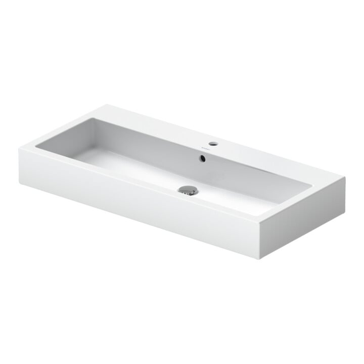 Duravit Meuble lavabo Vero avec trou robinet, 100x47 cm, blanc