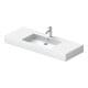 Duravit Meuble lavabo Vero m HL, sur plan, trou robinet, 125x49 cm, blanc-1