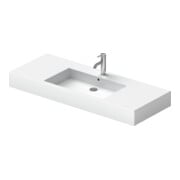 Duravit Meuble lavabo Vero m HL, sur plan, trou robinet, 125x49 cm, blanc