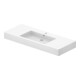 Duravit Meuble lavabo Vero m HL, sur plan, trou robinet, 125x49 cm, blanc