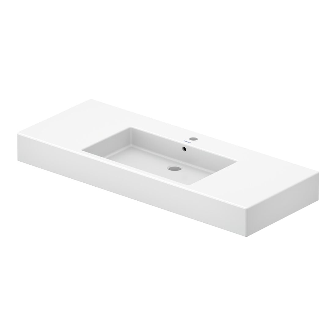 Duravit Meuble lavabo Vero m HL, sur plan, trou robinet, 125x49 cm, blanc