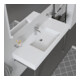Duravit Meuble lavabo Vero m HL, sur plan, trou robinet, 125x49 cm, blanc-2