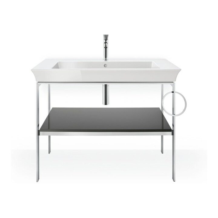 Duravit Meuble lavabo White Tulip 105,5x49 cm, avec trop-plein, blanc, avec plan de robinetterie