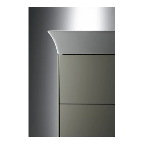 Duravit Meuble lavabo White Tulip 105,5x49 cm, avec trop-plein, blanc, avec plan de robinetterie
