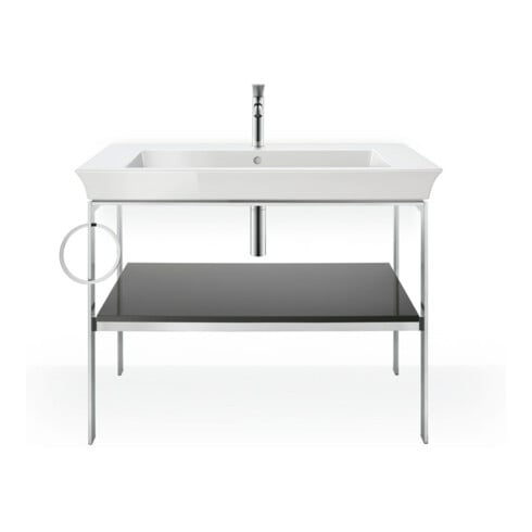 Duravit Meuble lavabo White Tulip 105,5x49 cm, avec trop-plein, blanc, avec plan de robinetterie