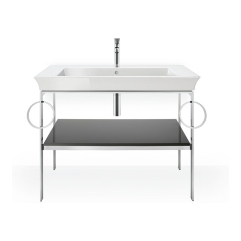 Duravit Meuble lavabo White Tulip 105,5x49 cm, avec trop-plein, blanc, avec plan de robinetterie