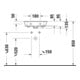 Duravit Meuble lavabo White Tulip 45x33 cm, sans trop-plein, avec trop-plein, sans trou de robinet, blanc-2