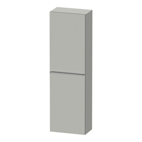 Duravit Meuble semi-haut D-Neo 40x24 cm, 1 porte, 4 étagères, à droite, chêne gris/maïs