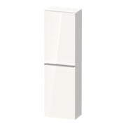 Duravit Meuble semi-haut D-Neo 40x24cm, 1 porte, 4 étagères, à droite, blanc brillant