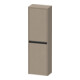 Duravit Meuble semi-haut Ketho.2 40x24x132cm, 2 portes, côté gauche, lin-1
