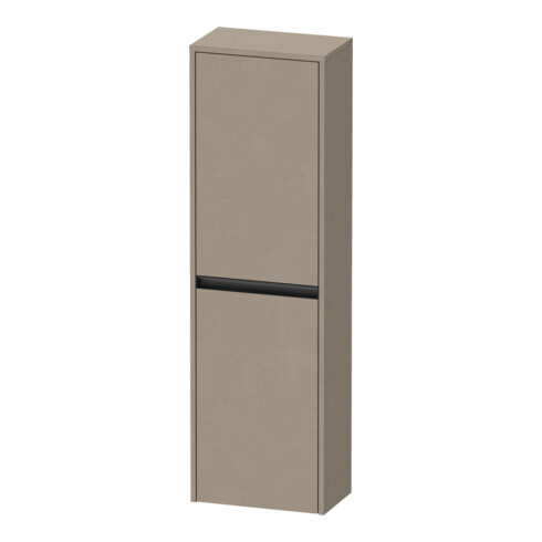 Duravit Meuble semi-haut Ketho.2 40x24x132cm, 2 portes, côté gauche, lin