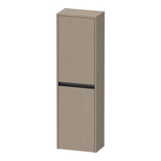 Duravit Meuble semi-haut Ketho.2 40x24x132cm, 2 portes, côté gauche, lin
