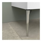 Duravit Meuble sous-lavabo au sol Sivida 121x59,1x47,7 cm, 2 tiroirs, blanc mat, grande poignée chrome-3
