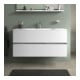 Duravit Meuble sous-lavabo au sol Sivida 121x59,2x47,7 cm, 2 tiroirs, blanc mat, chromé-2