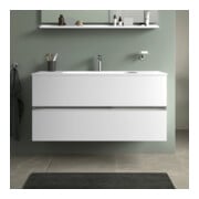 Duravit Meuble sous-lavabo au sol Sivida 121x59,2x47,7 cm, 2 tiroirs, blanc mat, chromé-2