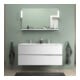 Duravit Meuble sous-lavabo au sol Sivida 128x59,2x47,7 cm, 2 tiroirs, blanc mat, chrome-5