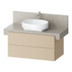 Duravit Meuble sous lavabo Balcoon 100x57x52,2 cm, s. beige struct., 2 tiroirs-1