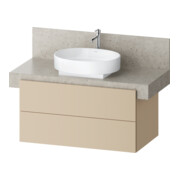 Duravit Meuble sous lavabo Balcoon 100x57x52,2 cm, s. beige struct., 2 tiroirs-1