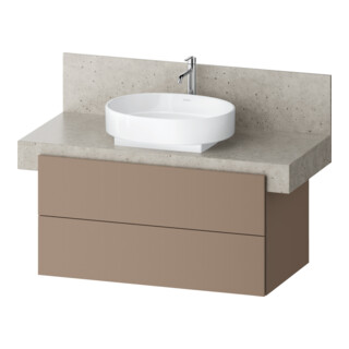 Duravit Meuble sous-lavabo Balcoon 100x57x52,2 cm, structure chêne, 2 tiroirs