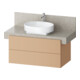 Duravit Meuble sous-lavabo Balcoon 100x57x52,2 cm, Terra struct., 2 tiroirs-1