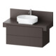 Duravit Meuble sous-lavabo Balcoon 100x57x53,4 cm, brun structuré, 2 tiroirs-1