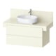 Duravit Meuble sous-lavabo Balcoon 100x57x53,4 cm, ivoire structuré, 2 tiroirs-1