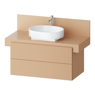 Duravit Meuble sous lavabo Balcoon 100x57x53,4 cm, Terre struct., 2 tiroirs