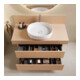Duravit Meuble sous lavabo Balcoon 100x57x53,4 cm, Terre struct., 2 tiroirs