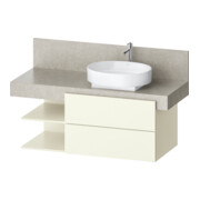 Duravit Meuble sous-lavabo Balcoon 120x57x52,2 cm, él. str., 2 tiroirs, bec. à droite-1