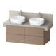Duravit Meuble sous lavabo Balcoon 120x57x52,2 cm, structure chêne, 4 tiroirs-1