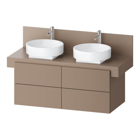 Duravit Meuble sous-lavabo Balcoon 120x57x53,4 cm, chêne structuré, 4 tiroirs