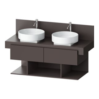 Duravit Meuble sous-lavabo Balcoon 120x57x53,4 cm, couleur chêne, 2 tiroirs, 3 ouvertures