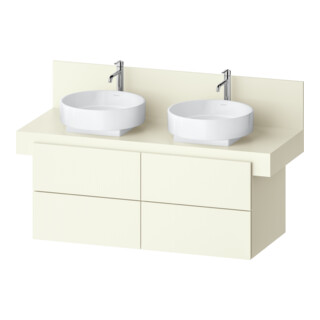 Duravit Meuble sous lavabo Balcoon 120x57x53,4 cm, ivoire structuré, 4 tiroirs