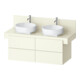 Duravit Meuble sous lavabo Balcoon 120x57x53,4 cm, ivoire structuré, 4 tiroirs-1