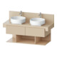 Duravit Meuble sous-lavabo Balcoon 120x57x53,4 cm, s.b str, 2 tiroirs, 3 ouvertures F-1