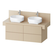 Duravit Meuble sous-lavabo Balcoon 120x57x53,4 cm, s.beige struct., 4 tiroirs