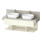 Duravit Meuble sous lavabo Balcoon 140x57x52,2 cm, él. str., 2 tiroirs, 3 ouvertures F-1