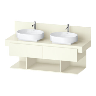 Duravit Meuble sous-lavabo Balcoon 140x57x53,4 cm, éléctrique, 2 tiroirs, 3 ouvertures