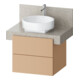 Duravit Meuble sous lavabo Balcoon 60x57x52,2 cm, Terra struct., 2 tiroirs-1