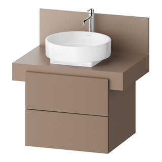 Duravit Meuble sous-lavabo Balcoon 60x57x53,4 cm, structure chêne, 2 tiroirs