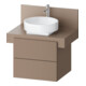 Duravit Meuble sous-lavabo Balcoon 60x57x53,4 cm, structure chêne, 2 tiroirs-1