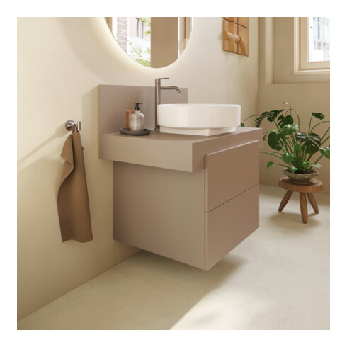 Duravit Meuble sous-lavabo Balcoon 60x57x53,4 cm, structure chêne, 2 tiroirs