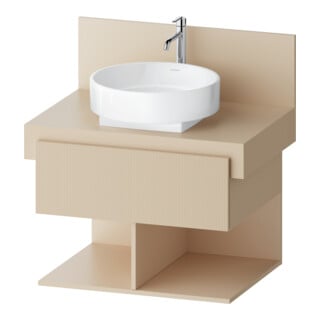 Duravit Meuble sous-lavabo Balcoon 70x57x53,4 cm, s.b str, 2 SBK, 2 portes ouvertes Fä