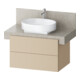 Duravit Meuble sous lavabo Balcoon 80x57x52,2 cm, beige struct., 2 tiroirs-1