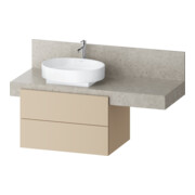 Duravit Meuble sous lavabo Balcoon 80x57x52,2 cm, beige struct., 2 tiroirs-3