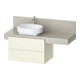 Duravit Meuble sous lavabo Balcoon 80x57x52,2 cm, brun struct., 2 tiroirs