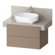 Duravit Meuble sous-lavabo Balcoon 80x57x52,2 cm, struct. bois, 2 tiroirs