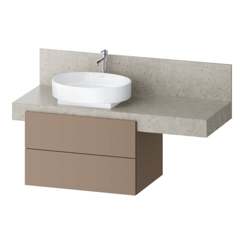 Duravit Meuble sous-lavabo Balcoon 80x57x52,2 cm, struct. bois, 2 tiroirs