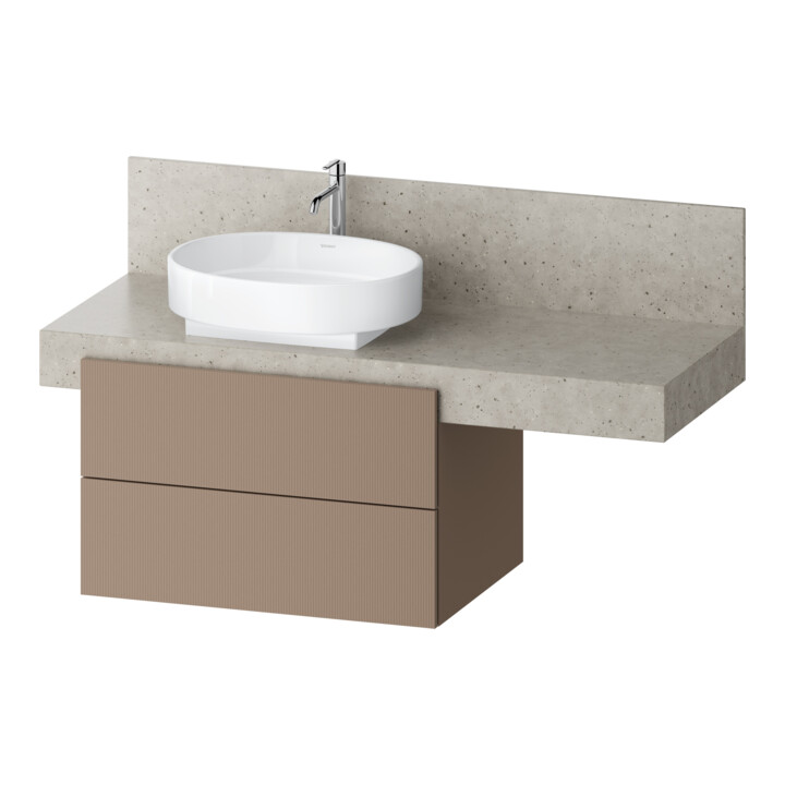 Duravit Meuble sous-lavabo Balcoon 80x57x52,2 cm, struct. bois, 2 tiroirs