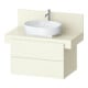Duravit Meuble sous-lavabo Balcoon 80x57x53,4 cm, ivoire structuré, 2 tiroirs-1